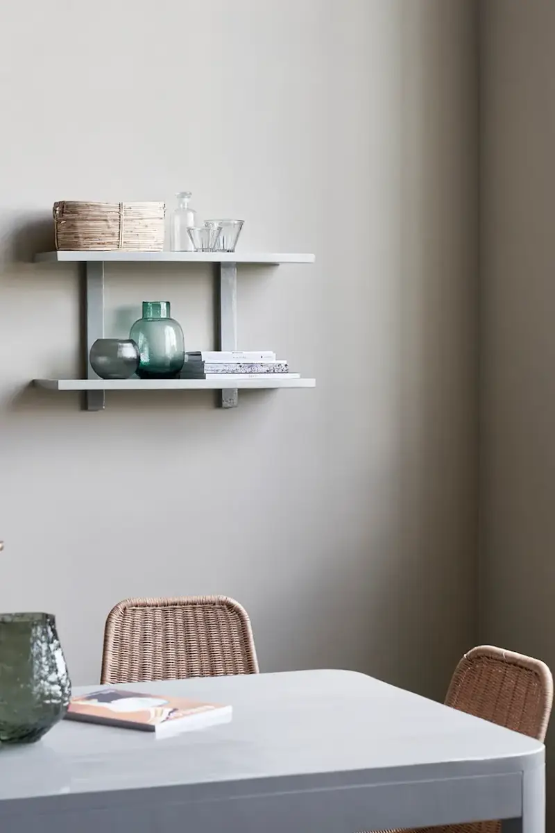 scaffale a parete HDSheo 75 x 50 x 25 cm Grigio miniatura 3