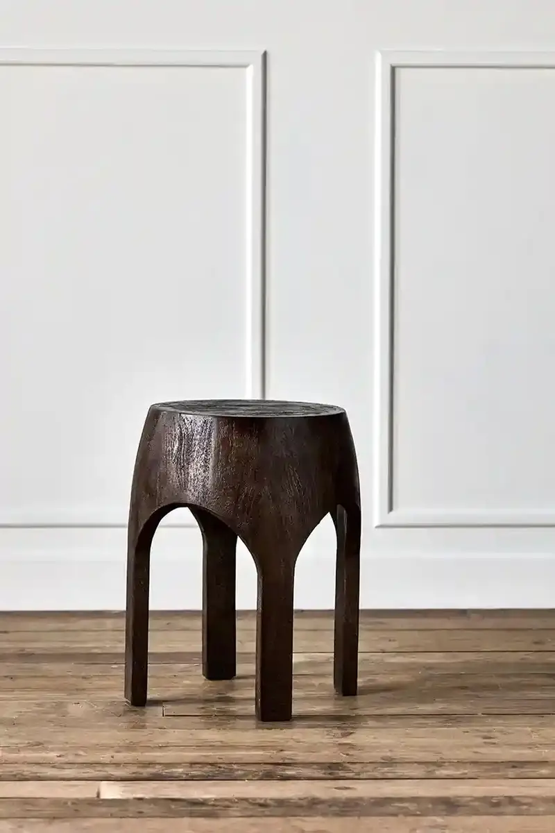 sgabello HDWoda 46 x 36 cm colore marrone miniatura 3