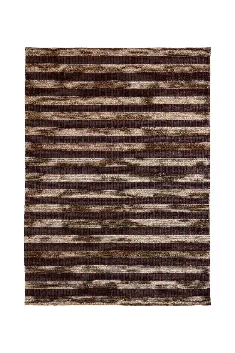 tappeto di iuta HDBlock 230 x 160 cm Multicolore