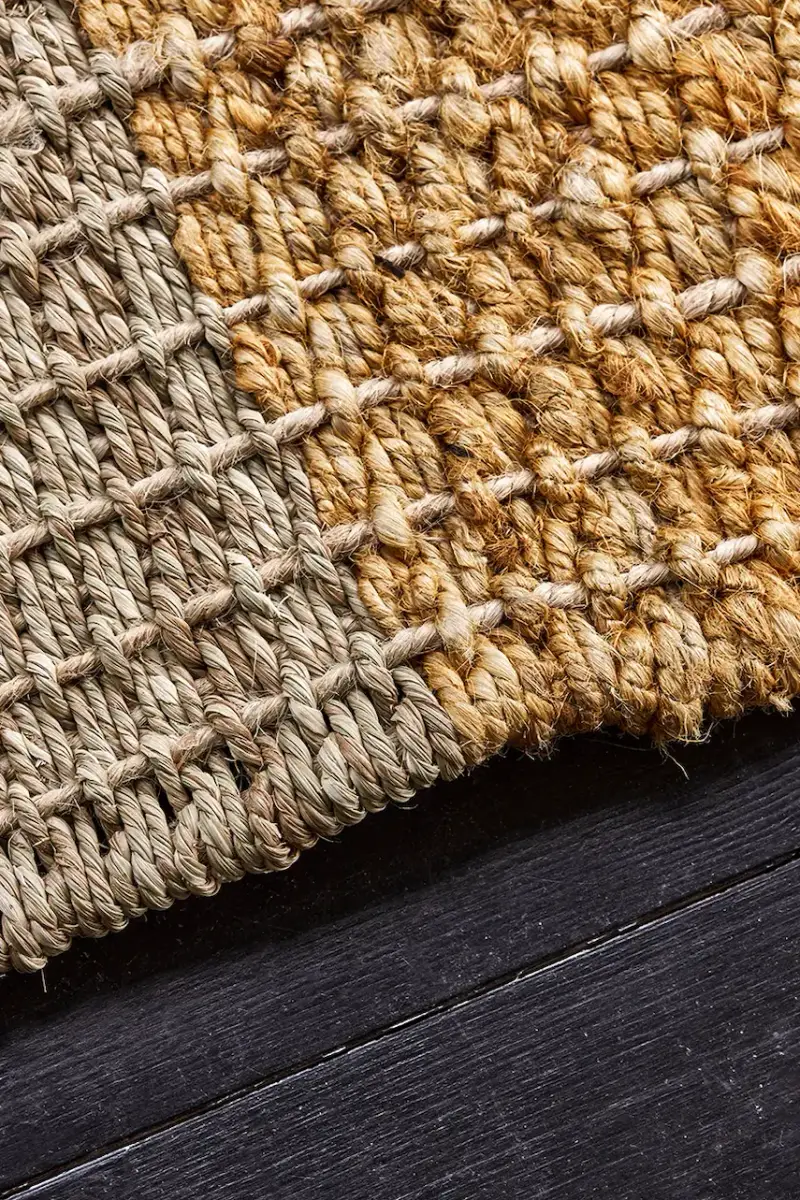 tappeto di iuta HDTrap 70 x 140 cm colore giallo miniatura 3