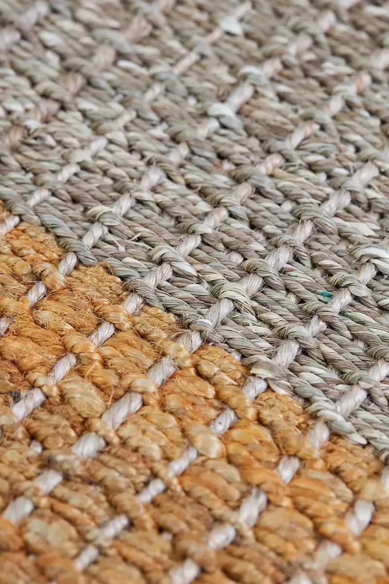 tappeto di iuta HDTrap 70 x 140 cm colore giallo miniatura 4