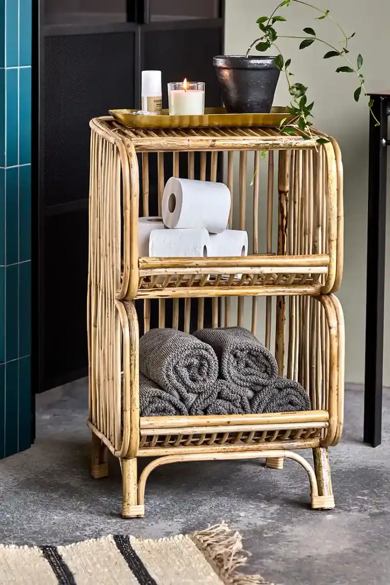 tavolino HDShelf 42 x 71 x 40 cm colore beige miniatura 3