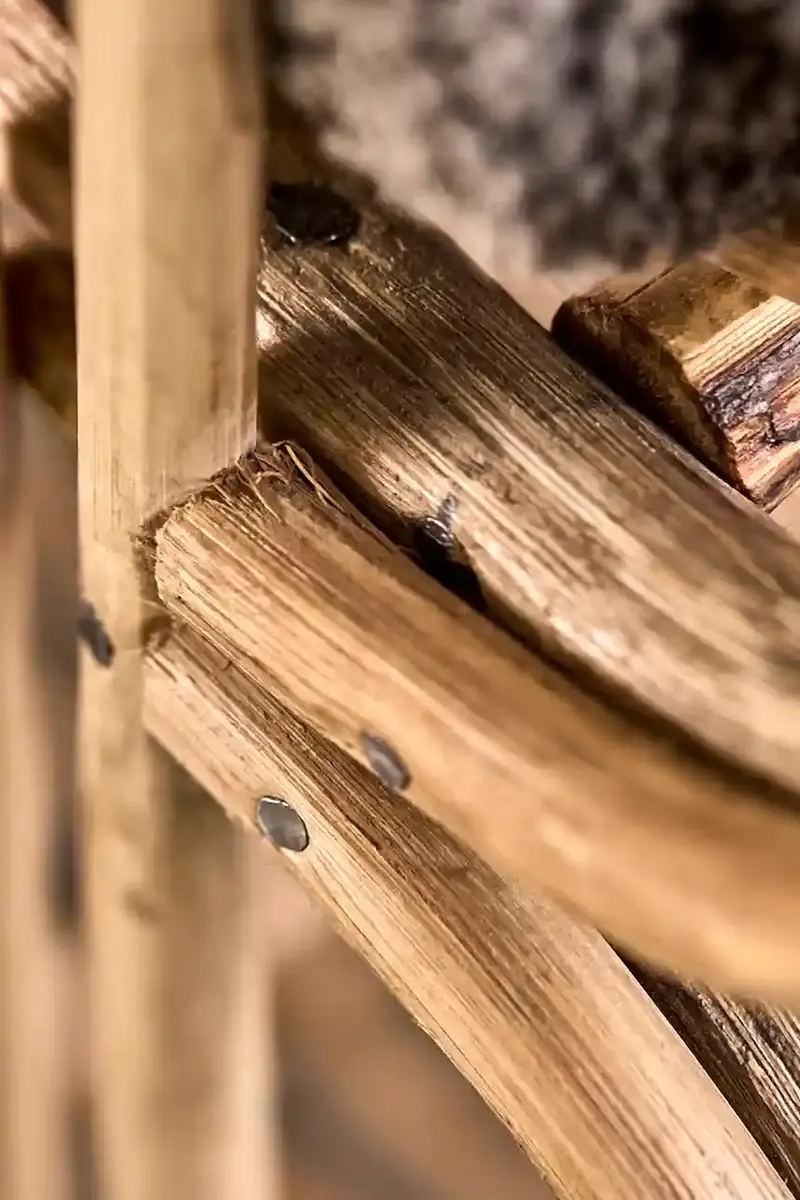 tavolino HDShelf 42 x 71 x 40 cm colore beige miniatura 4