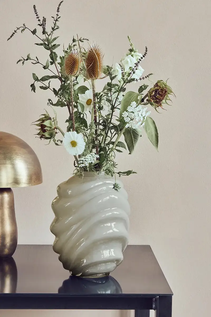 vaso decorativo HDDesert 26, 6 cm Beige miniatura 2