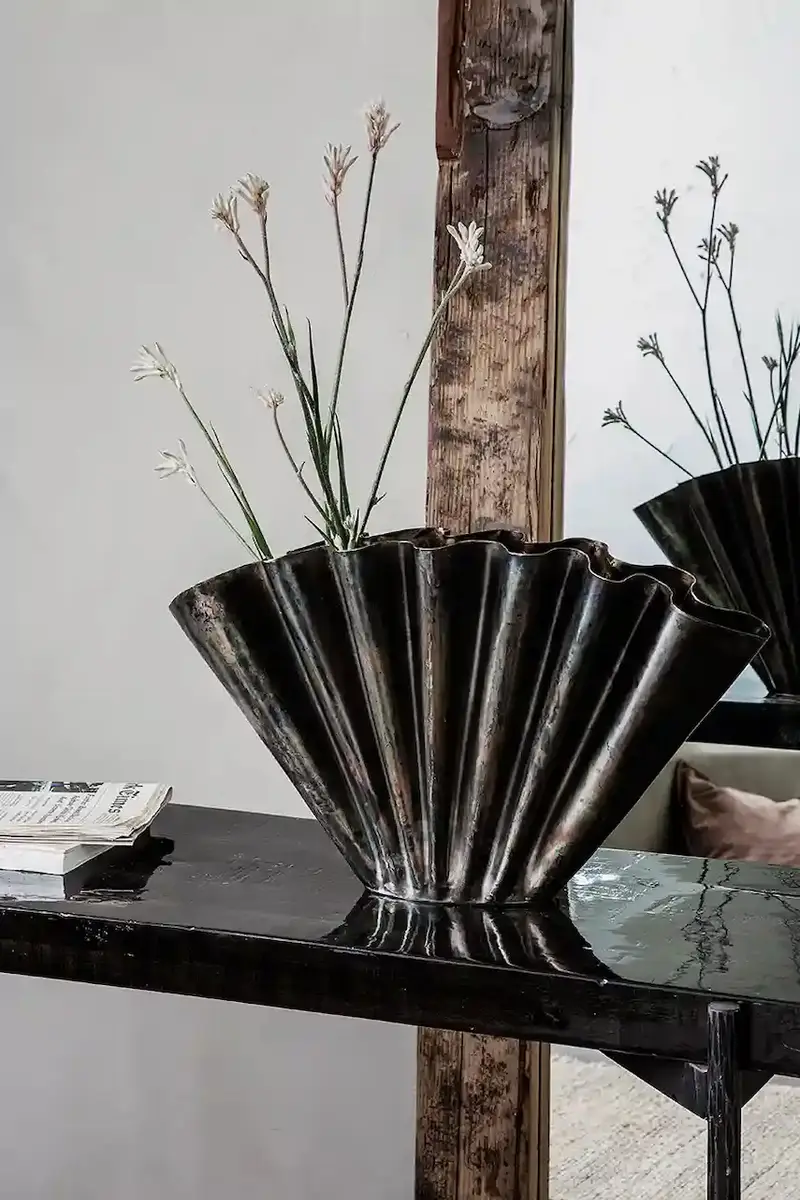 vaso decorativo HDFlood 53, 4 x 30 cm Marrone miniatura 2