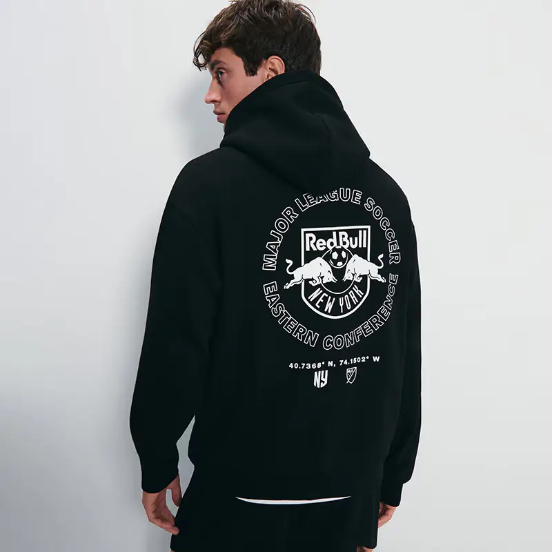 Felpa con cappuccio e stampa Major League Soccer