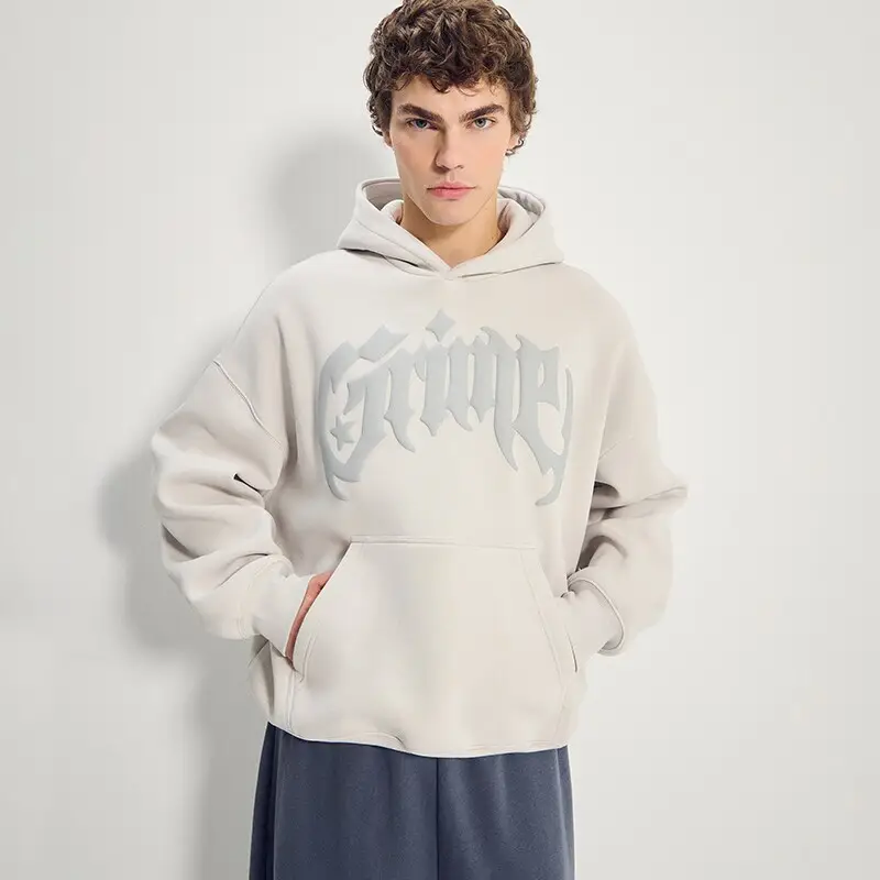 Felpa con cappuccio e stampa