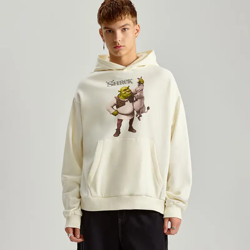 Felpa con stampa Shrek