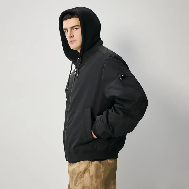 Giacca bomber con cappuccio