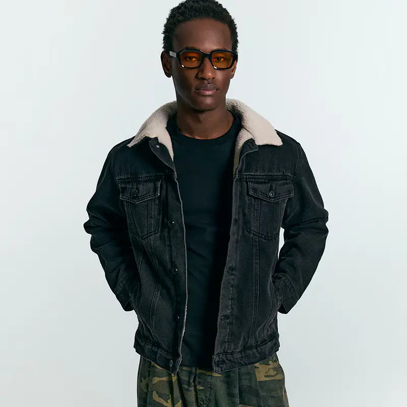 Giacca in jeans termica