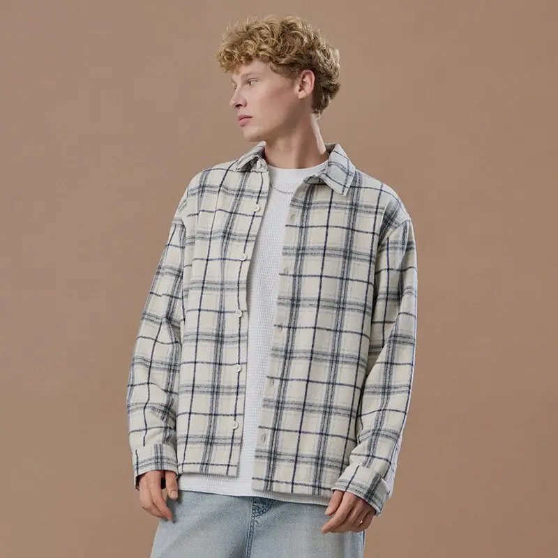 Giacca overshirt a quadri