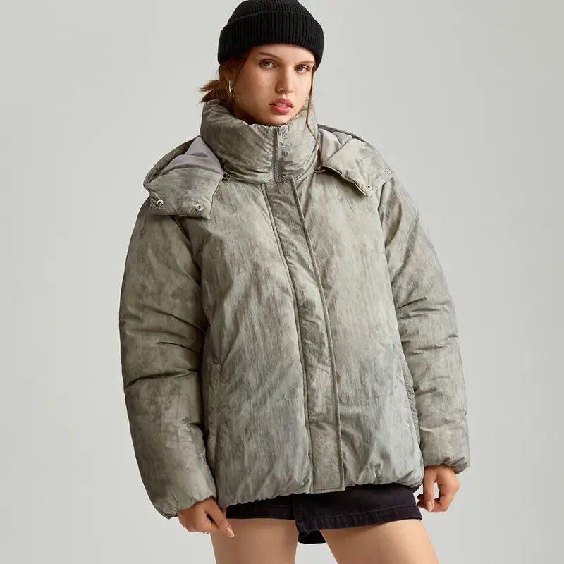 Giacca puffer con cappuccio