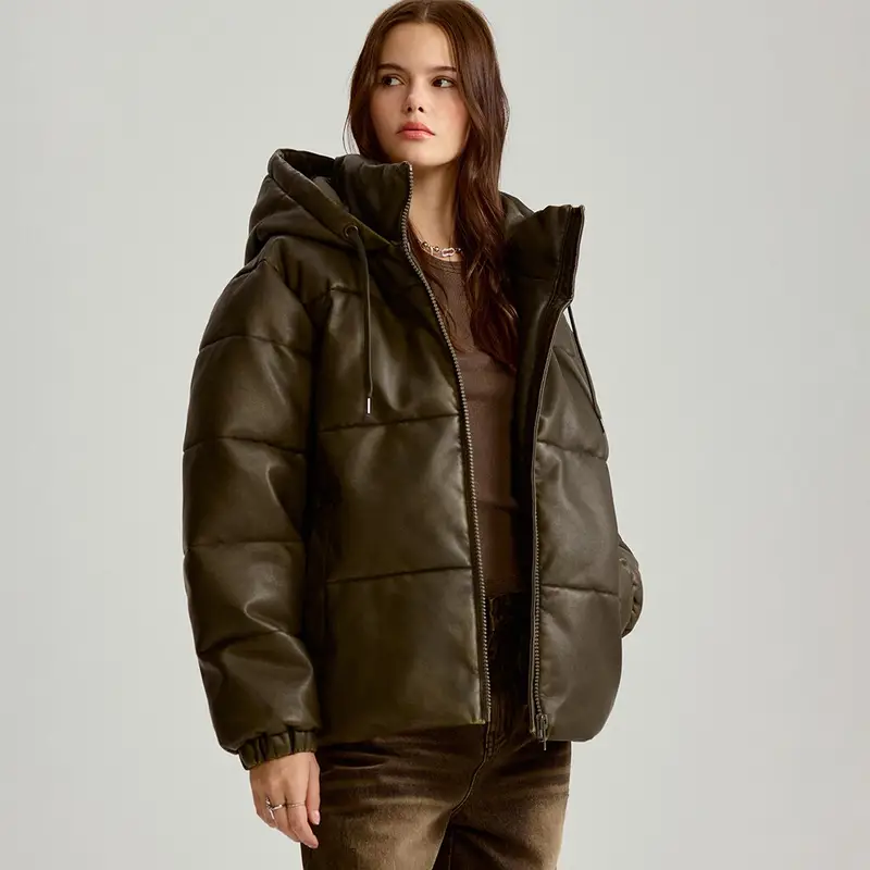 Giacca puffer con cappuccio