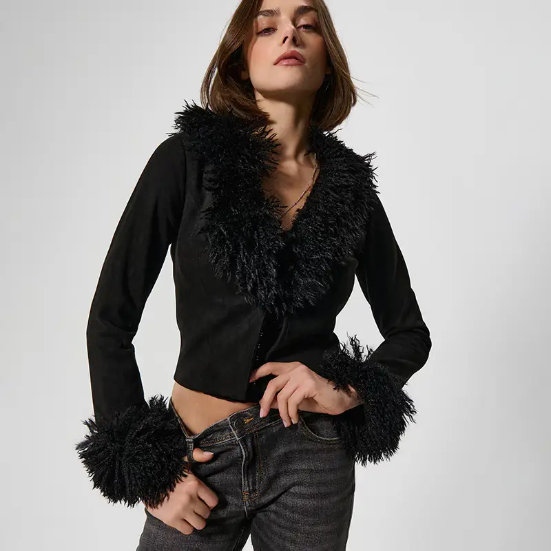 Giubbotto in finta pelle