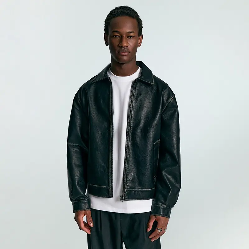 Giubbotto in finta pelle