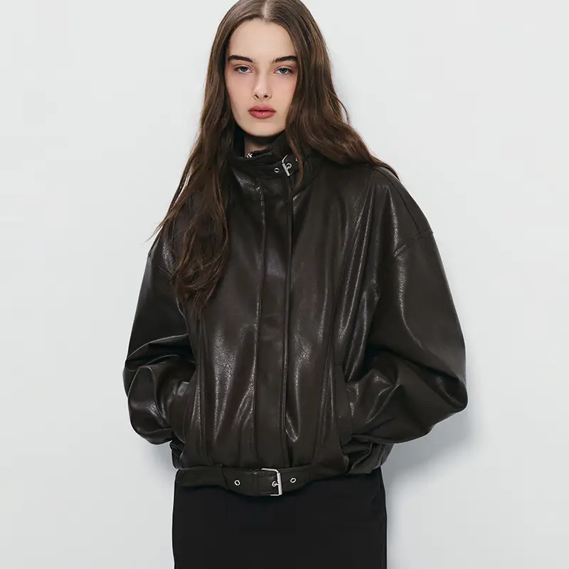 Giubbotto in finta pelle