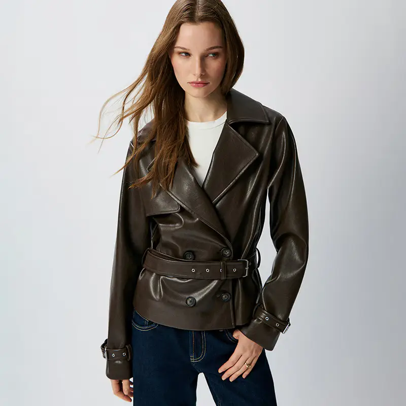 Giubbotto in finta pelle