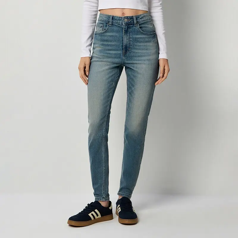 Jeans skinny fit a vita alta