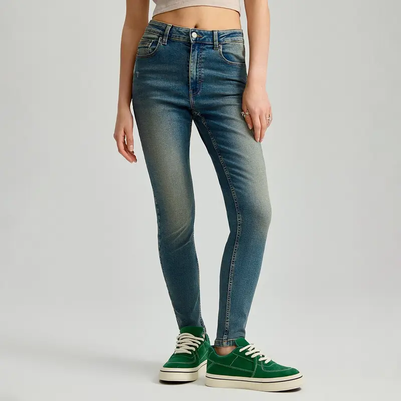 Jeans skinny fit a vita regolare