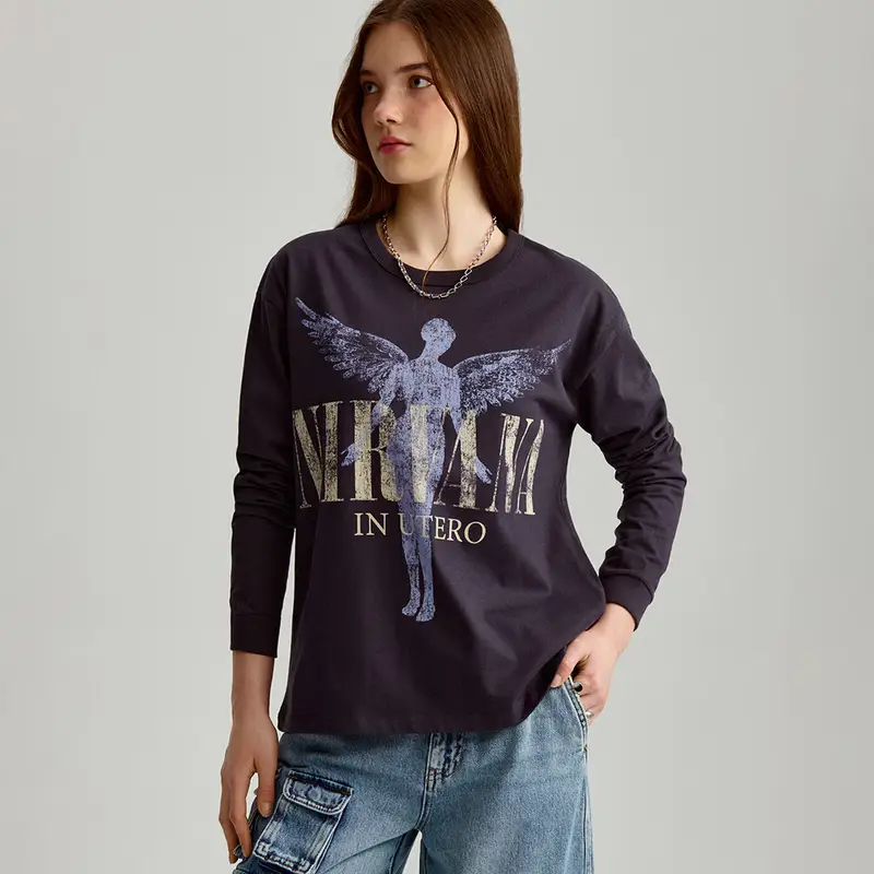 Maglia a maniche lunghe Nirvana