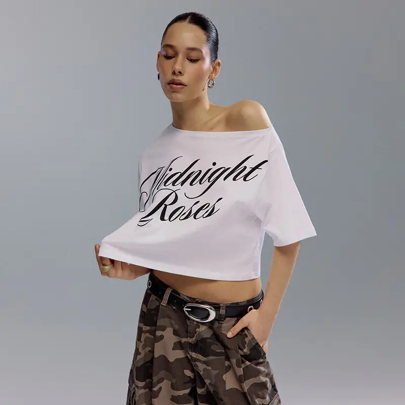 Maglietta con scritta