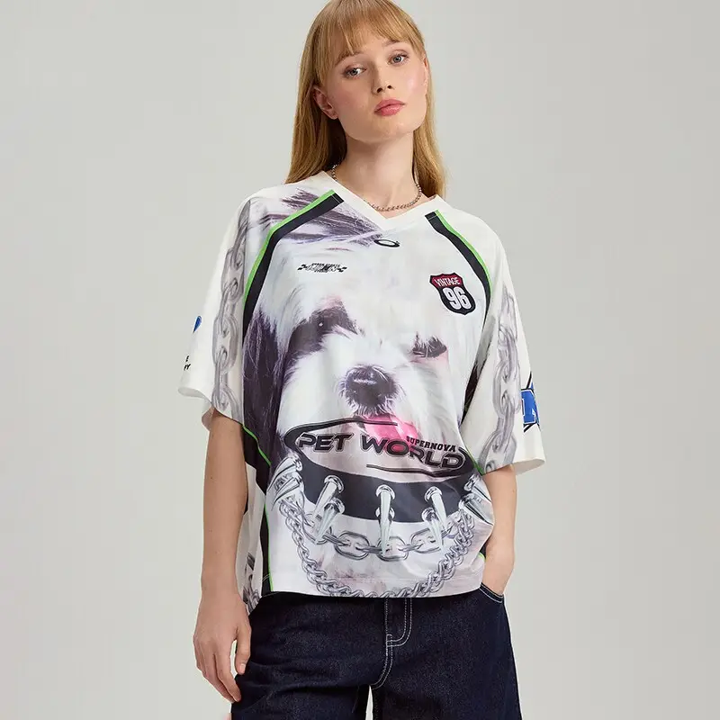 Maglietta con stampa all over