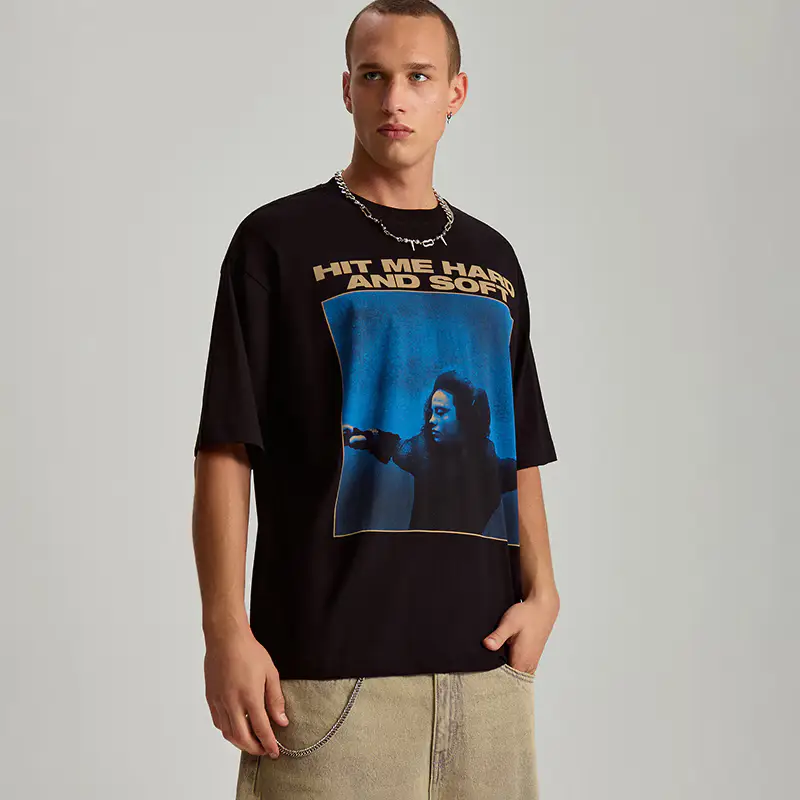 Maglietta con stampa Billie Eilish Hit Me Hard and Soft