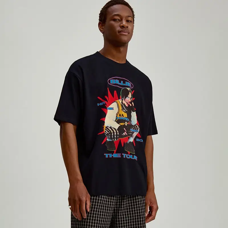 Maglietta con stampa Billie Eilish