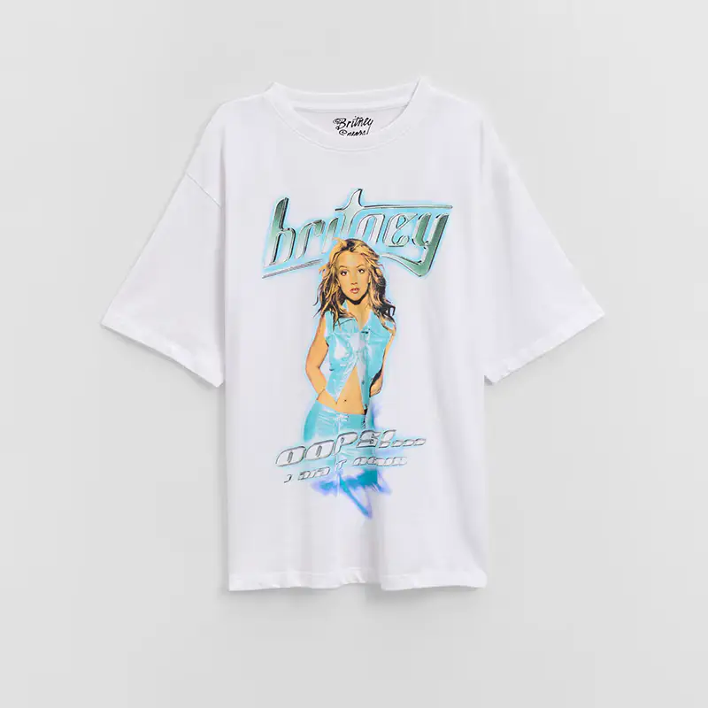 Maglietta con stampa Britney Spears