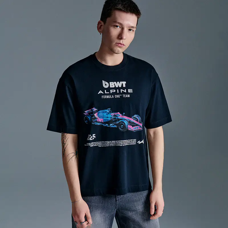 Maglietta con stampa BWT Alpine F1