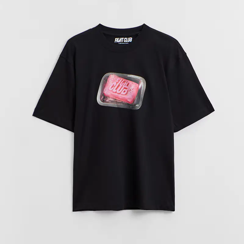 Maglietta con stampa Fight Club