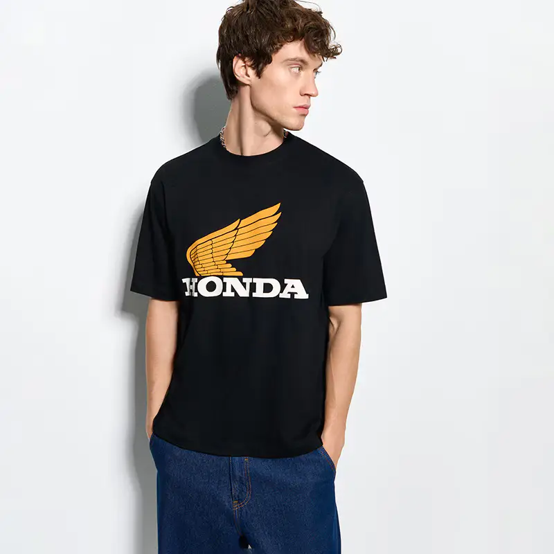Maglietta con stampa Honda