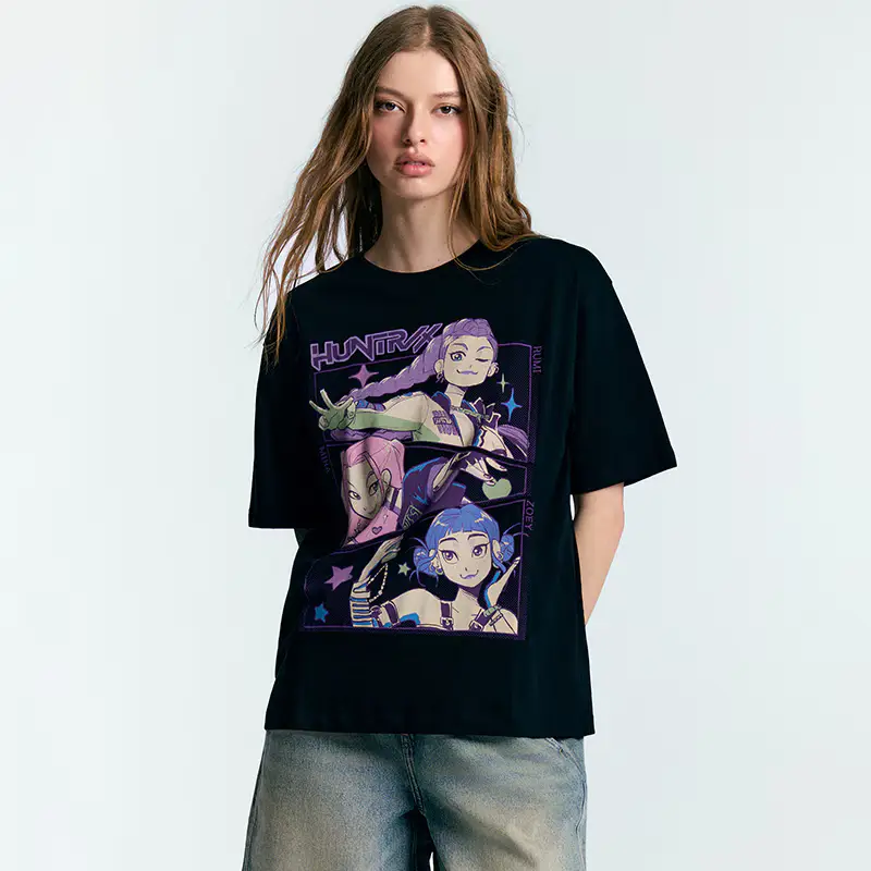 Maglietta con stampa K-Pop Demon Hunters