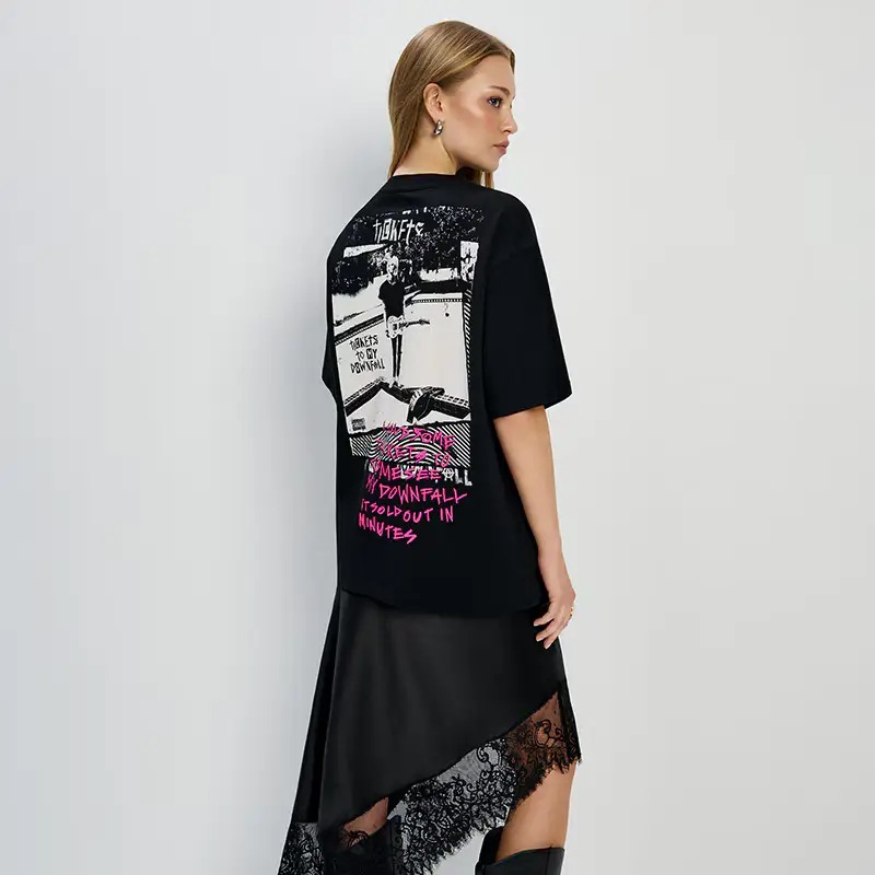 Maglietta con stampa Machine Gun Kelly