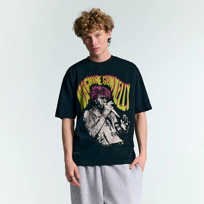 Maglietta con stampa Machine Gun Kelly