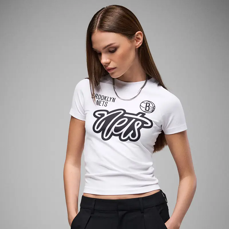 Maglietta con stampa Nets