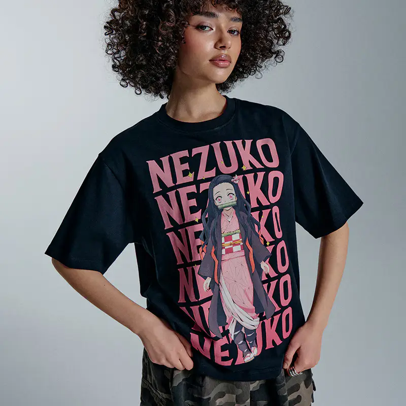 Maglietta con stampa Nezuko Kamado