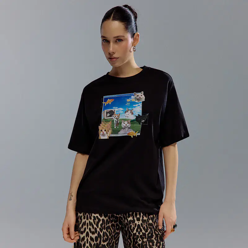 Maglietta con stampa