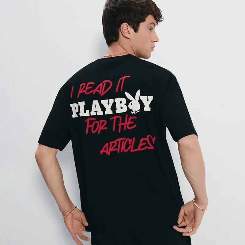Maglietta con stampa Playboy