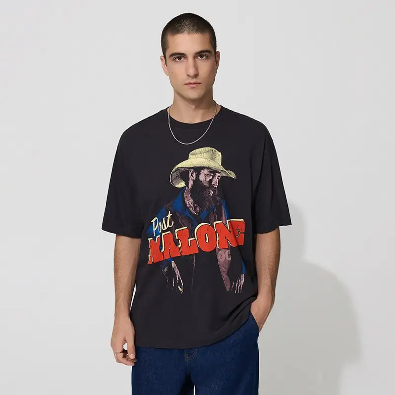 Maglietta con stampa Post Malone