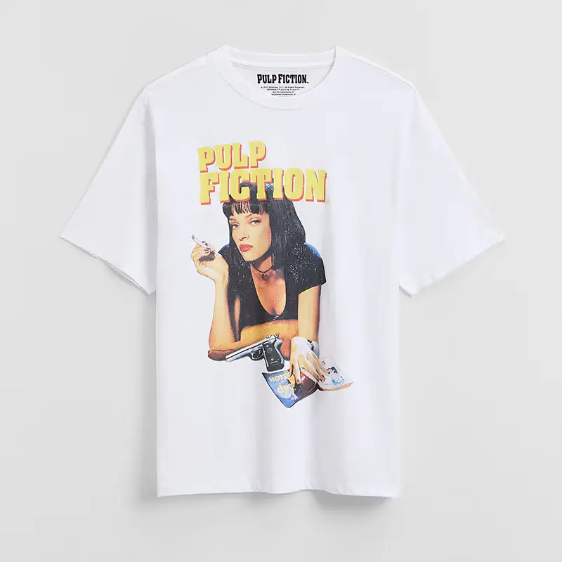Maglietta con stampa Pulp Fiction