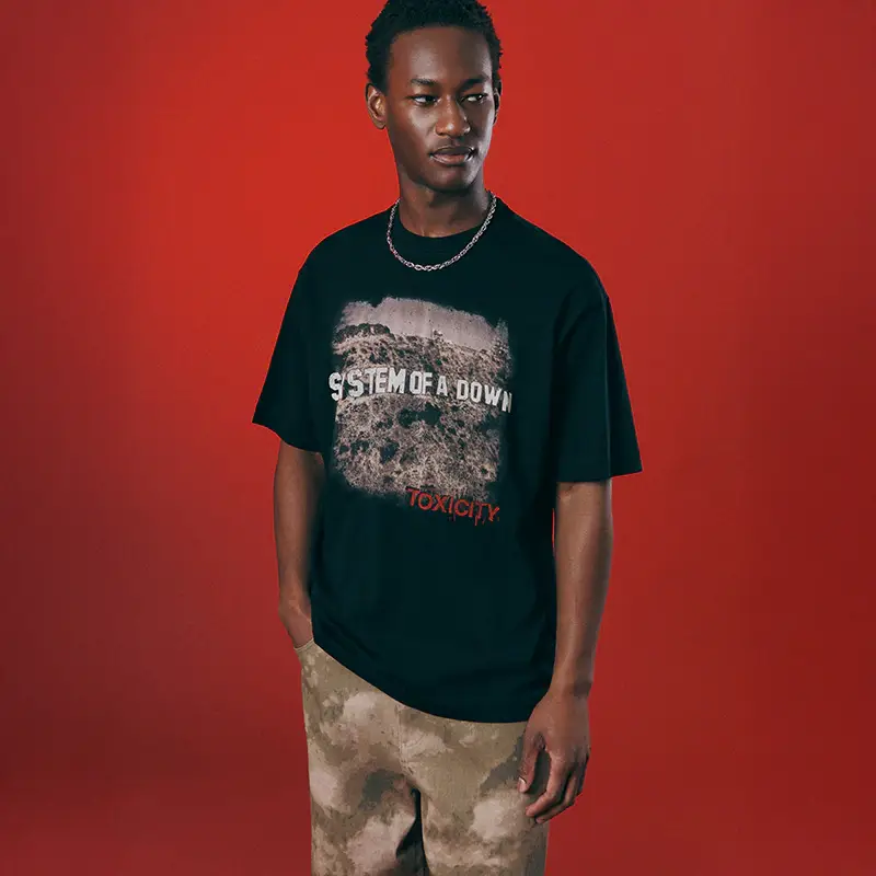 Maglietta con stampa System of a Down