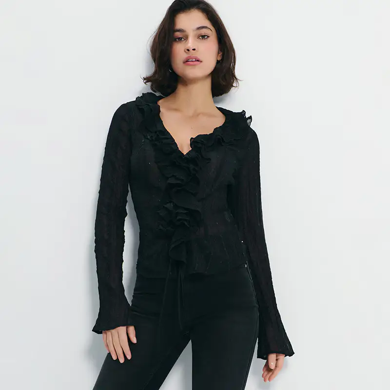 Maglietta con volant