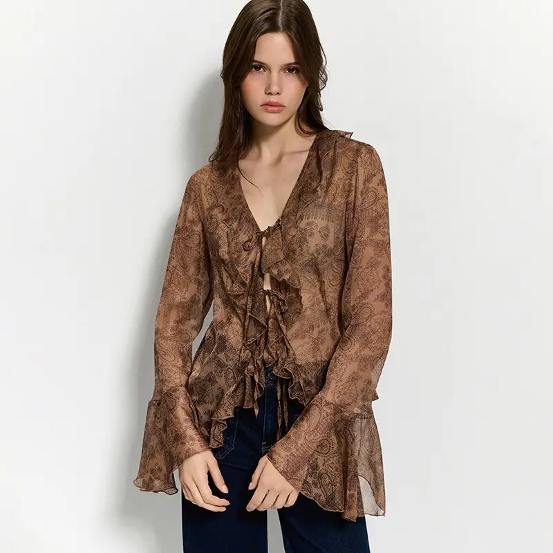 Maglietta con volant