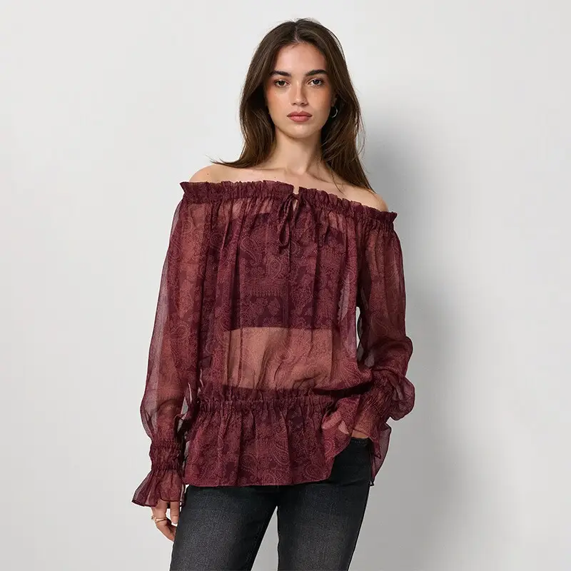 Maglietta con volant