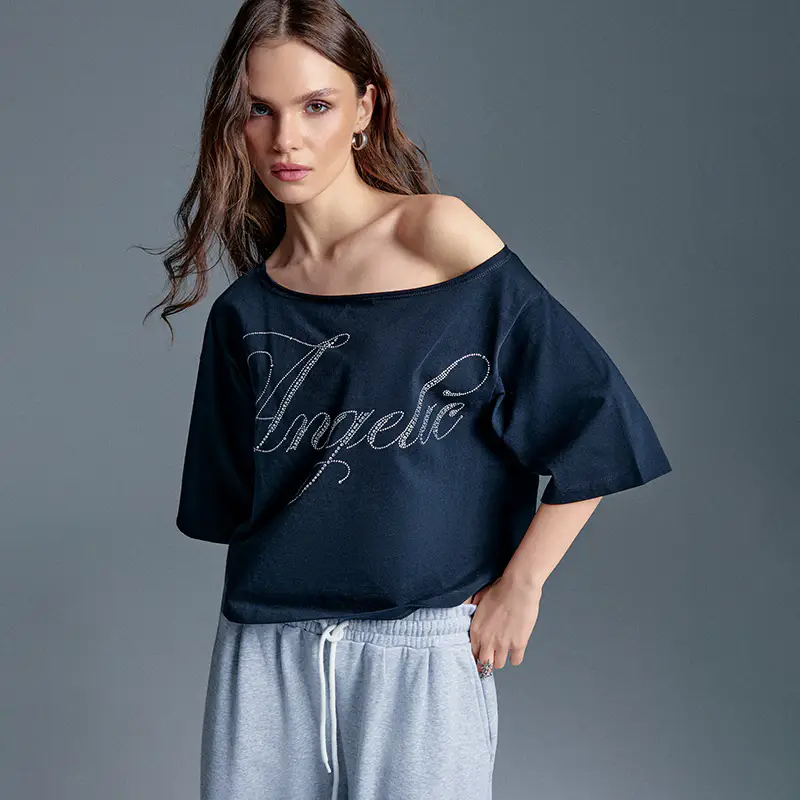 Maglietta corta con stampa