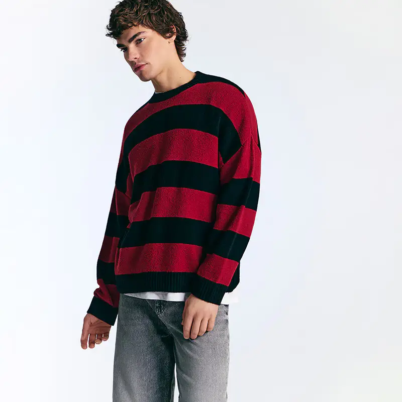 Maglione a righe