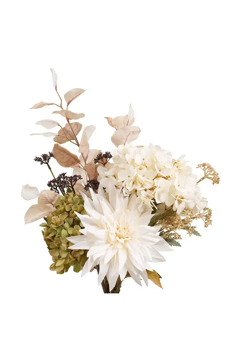 bouquet artificiale 67 cm Beige miniatura 2