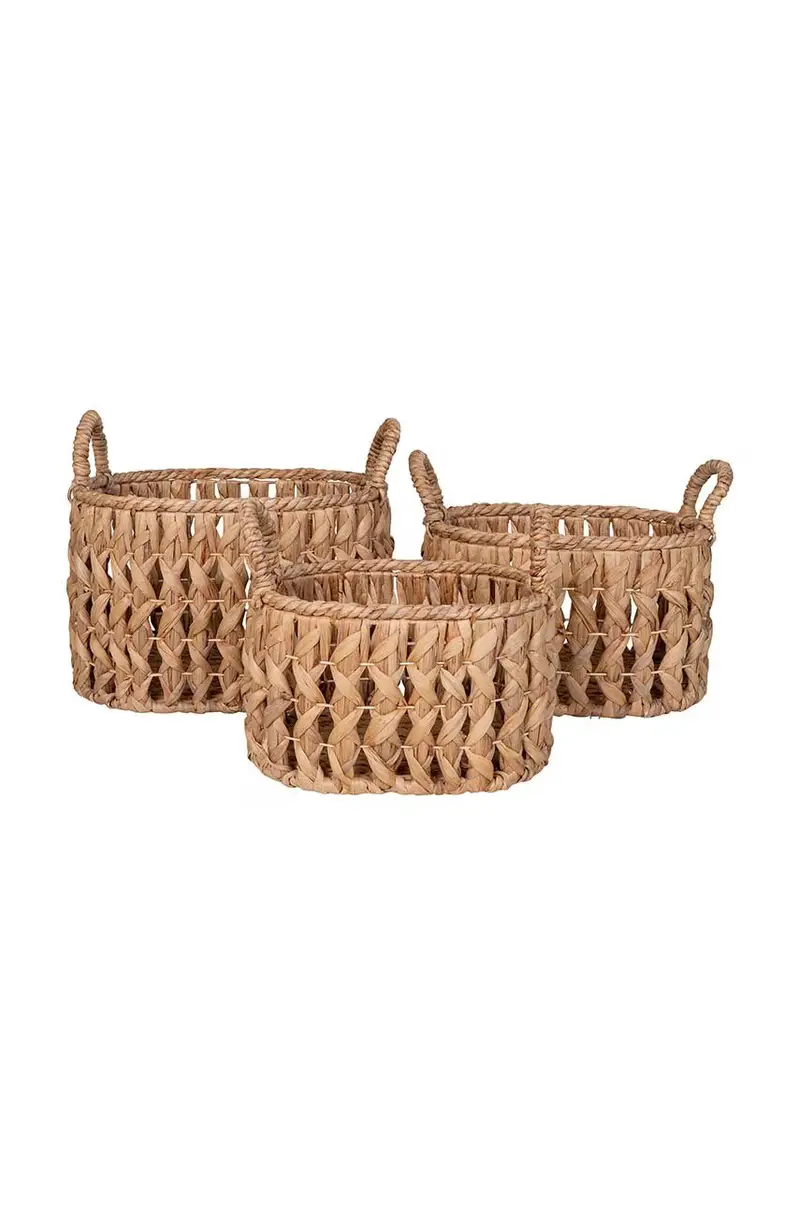 cestino portaoggetti Balerma pacco da 3 Beige