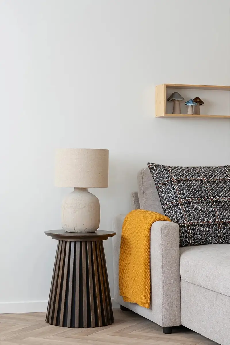 copriletto in cotone Santos 130 x 170 cm Giallo miniatura 3